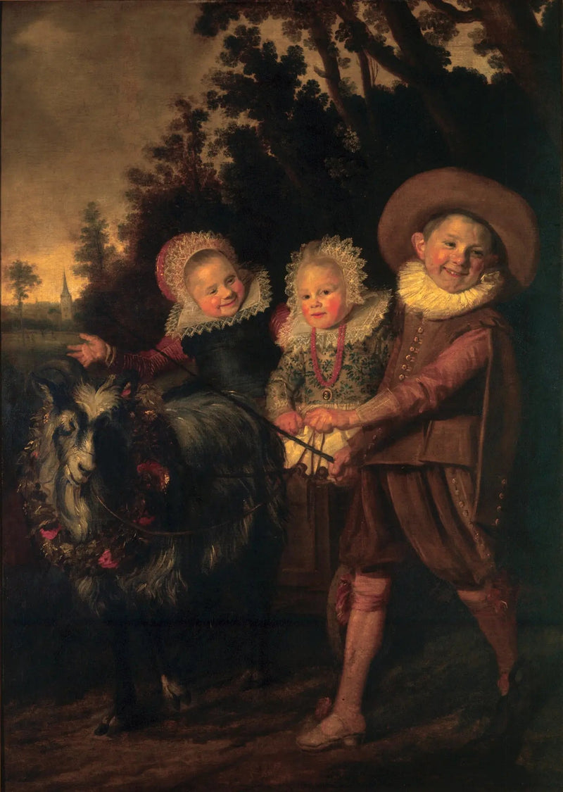Gruppo di tre bambini (frammento) - Frans Hals