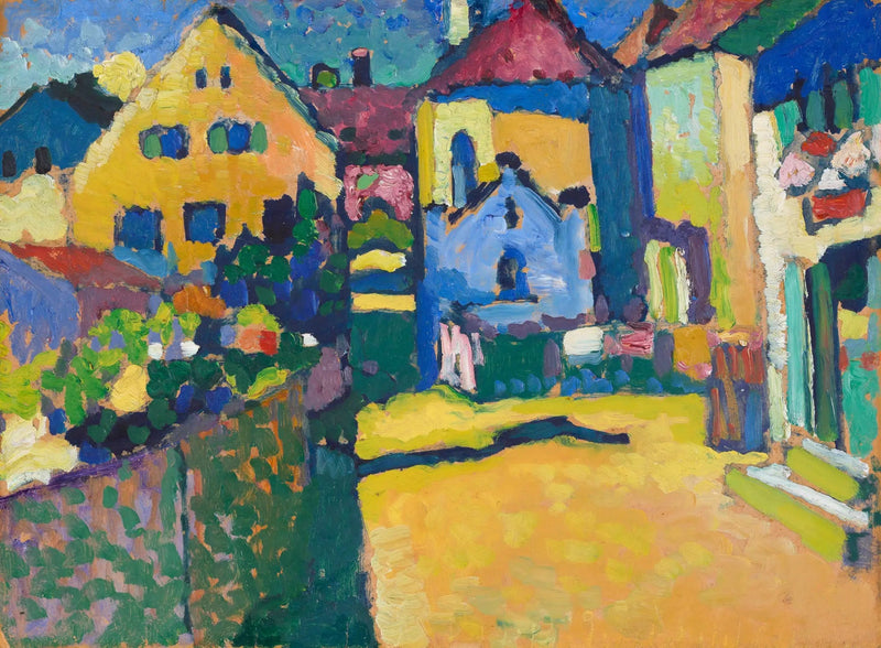 Grungasse a Murnau - Vassily Kandinsky