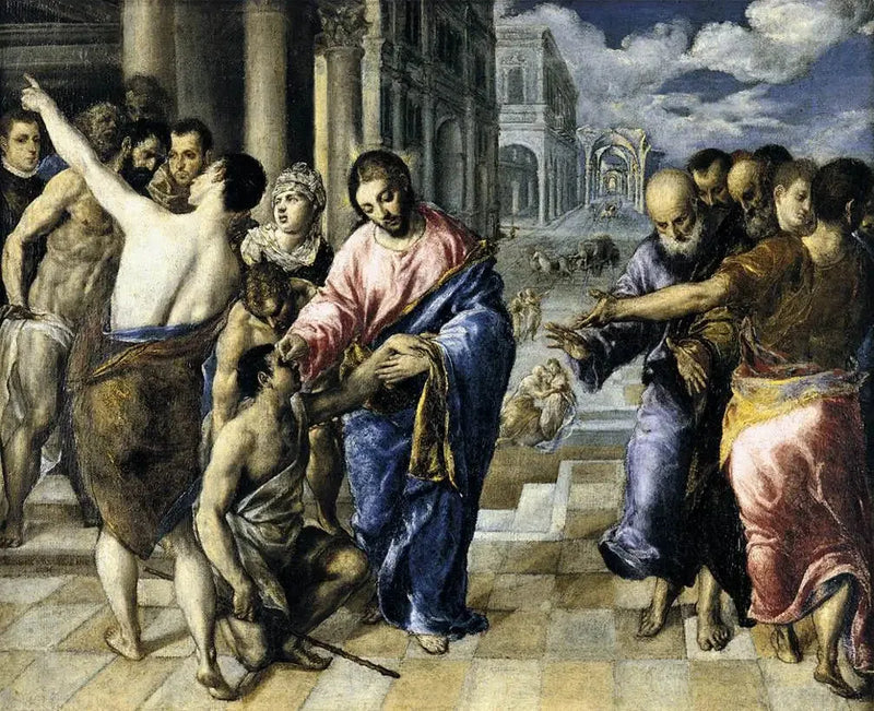 Guarigione del cieco nato - El Greco