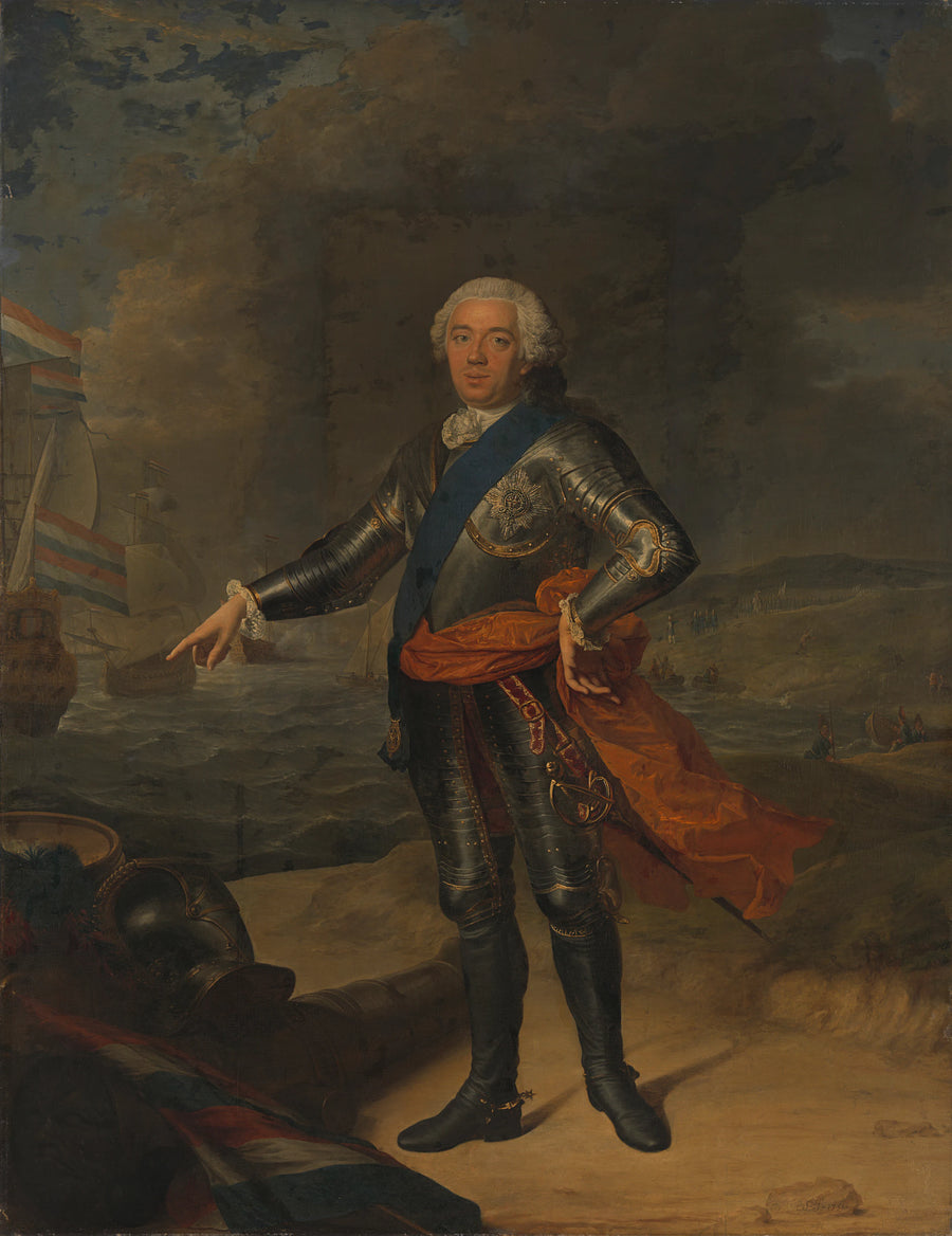 Guillaume IV (1711-51), prince d'Orange-Nassau. - Jacques-André-Joseph Aved
