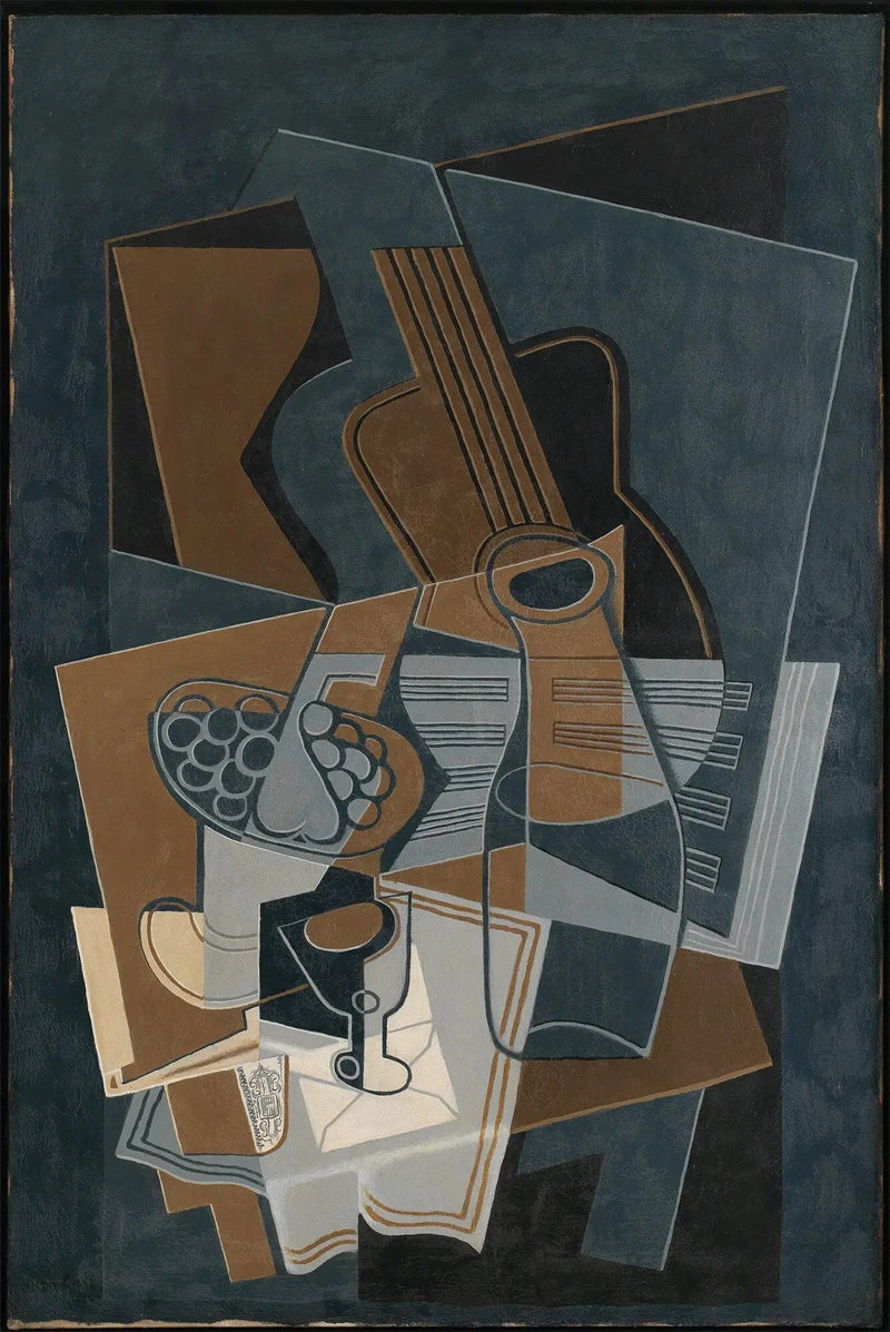 Chitarra e flacone - Juan Gris