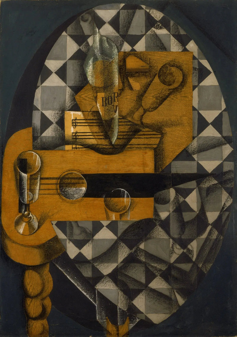 Chitarra e occhiali - Juan Gris