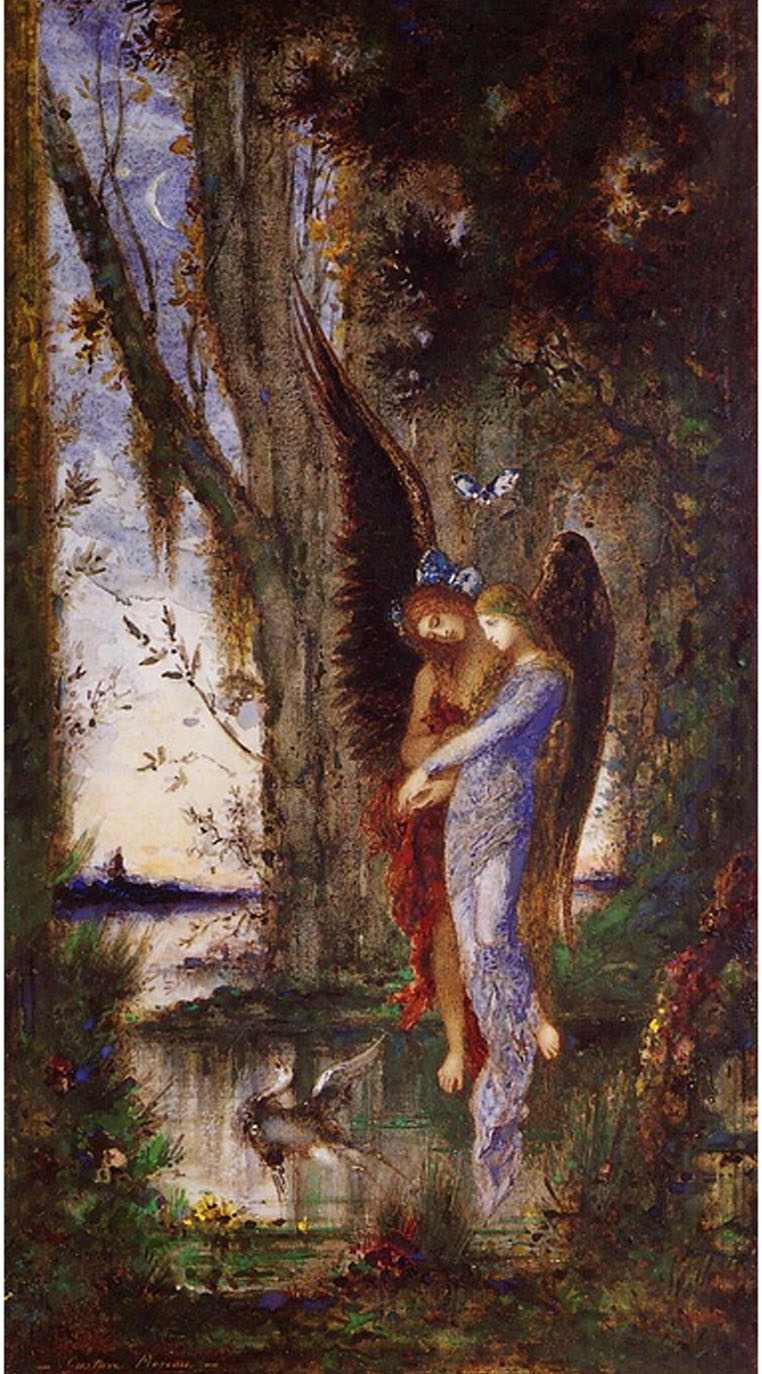 Le Soir et la Douleur, peinture de Gustave Moreau