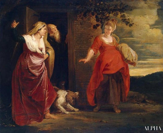 Hagar quitte la maison d'Abraham - Peter Paul Rubens - Reproductions de tableaux et peintures haut de gamme