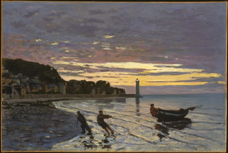 Salutare una barca a Honfleur W37 - Claude Monet
