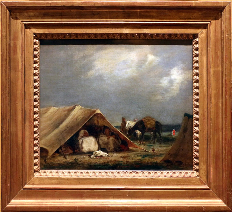 Sosta dei Muli - Eugène Delacroix