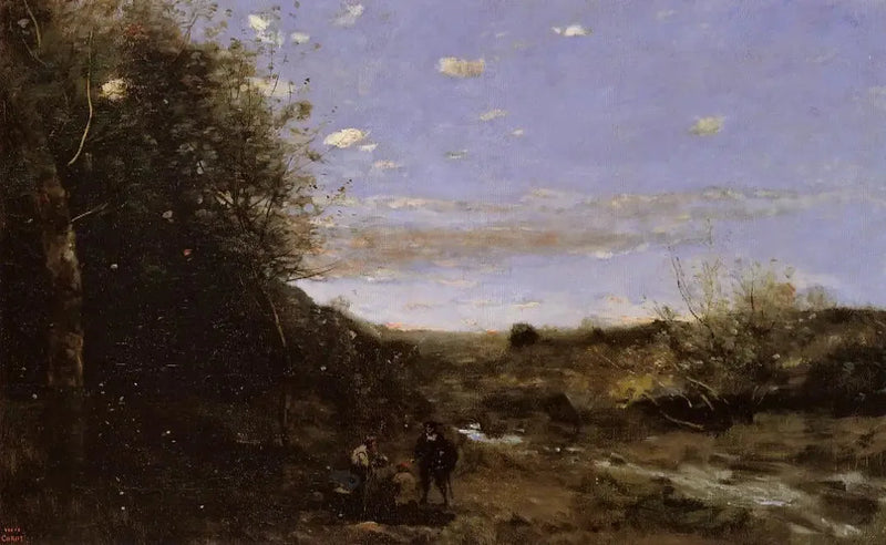 Hamlet e il becchino - Jean-Baptiste Camille Corot