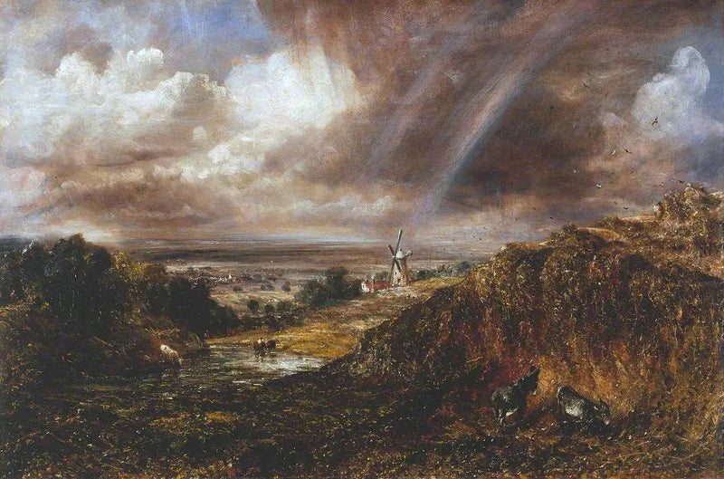 Hampstead Heath con un arcobaleno - John Constable