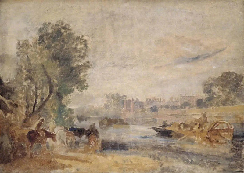 Hampton Court dal Tamigi - J. M. W. Turner