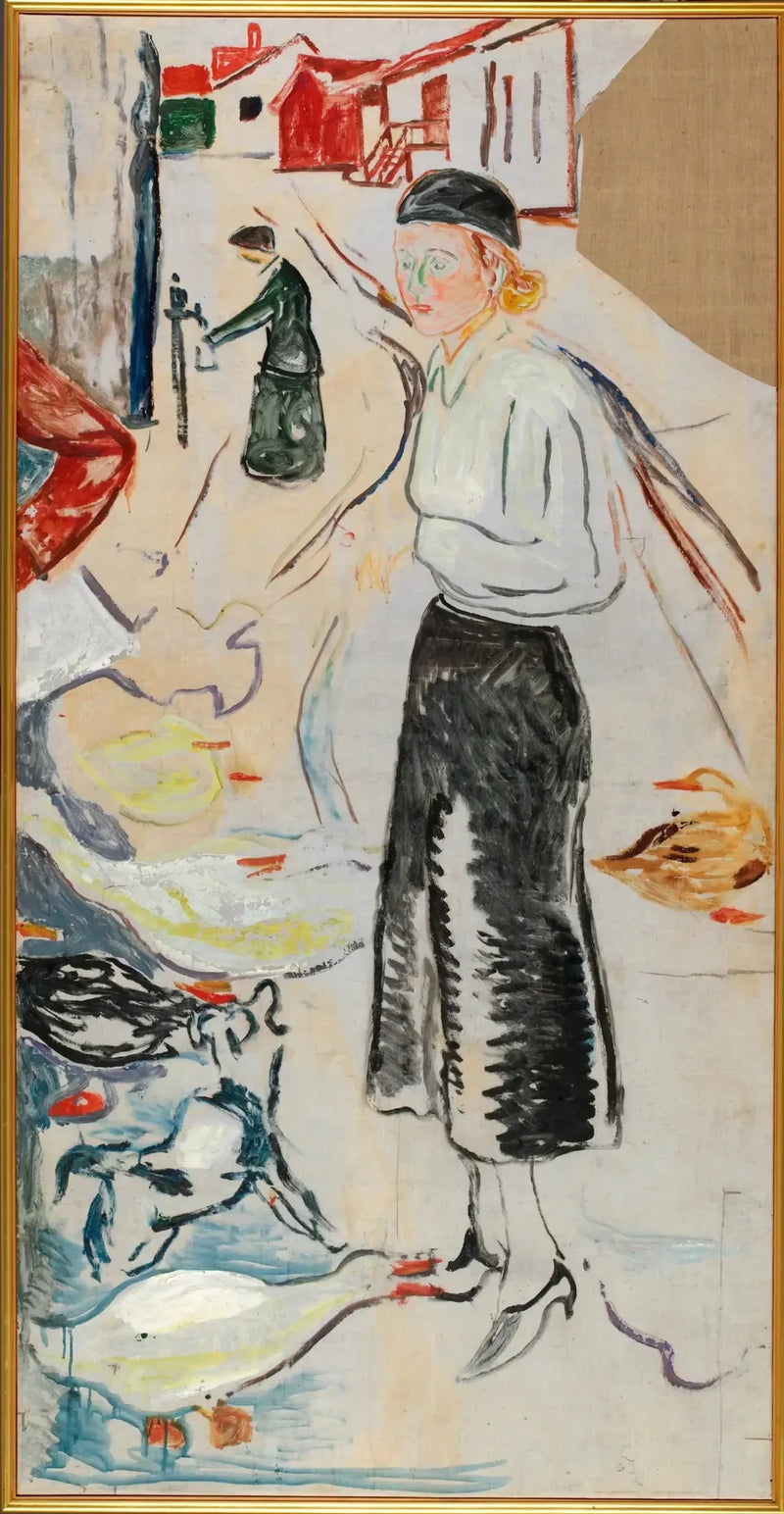 Hanna Brieschke a Åsgårdstrand - Edvard Munch