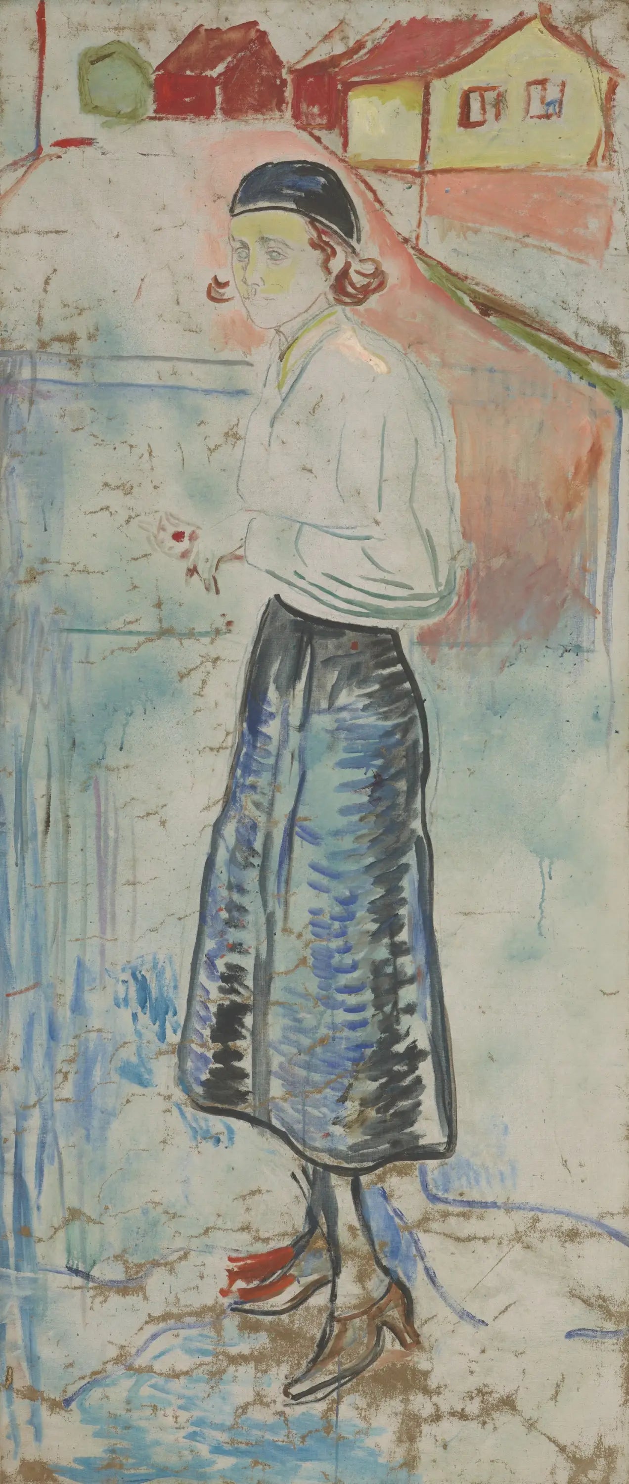 Reproduction du tableau « Hanna Brieschke à Åsgårdstrand - Edvard Munch » par Alpha Reproduction en peinture à l’huile