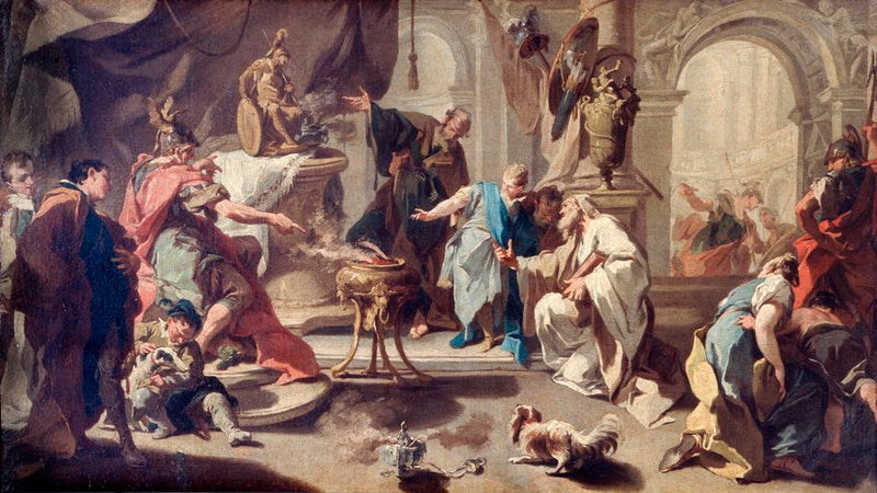 Hannibal giura di vendicarsi dei Romani - Giovanni Battista Pittoni