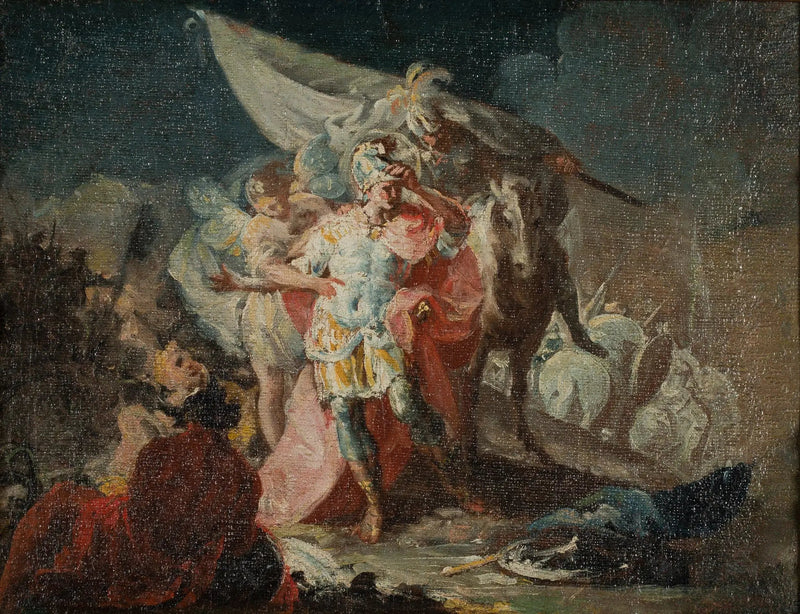 Annibale il Conquistatore che osserva l'Italia per la prima volta dalle Alpi (schizzo) - Francisco de Goya