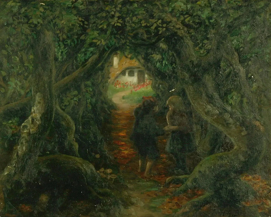 Hansel e Gretel dalla strega. - H. A. Brendekilde