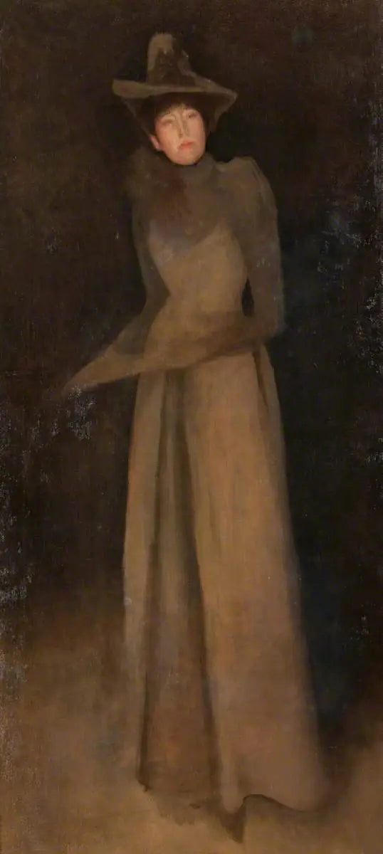 Armonia in marrone: Il cappello di feltro intorno al 1890 - James Abbott McNeill Whistler