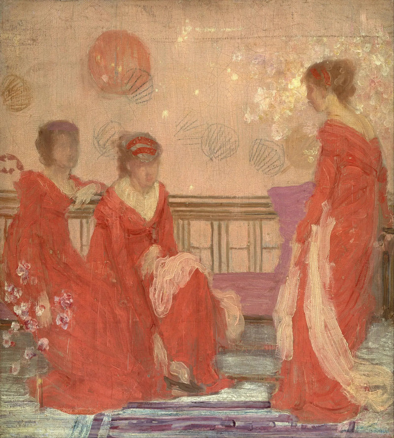 Armonia in colore carne e rosso - James Abbott McNeill Whistler