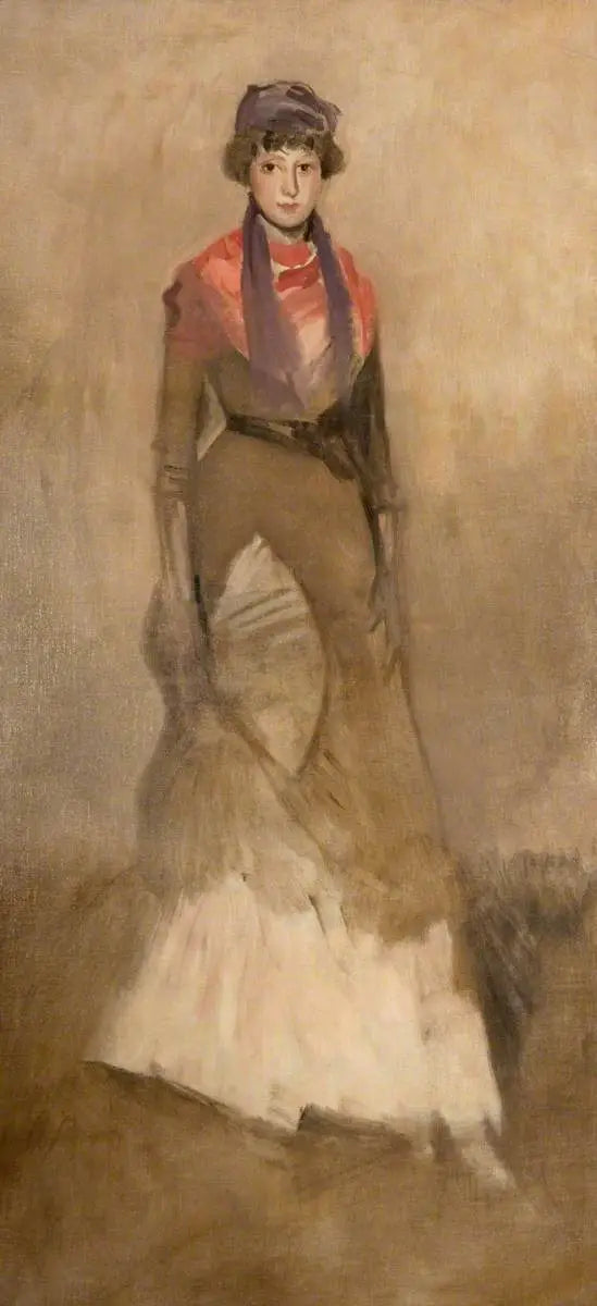 Armonia in colore fauve e viola: Miss Finch - James Abbott McNeill Whistler