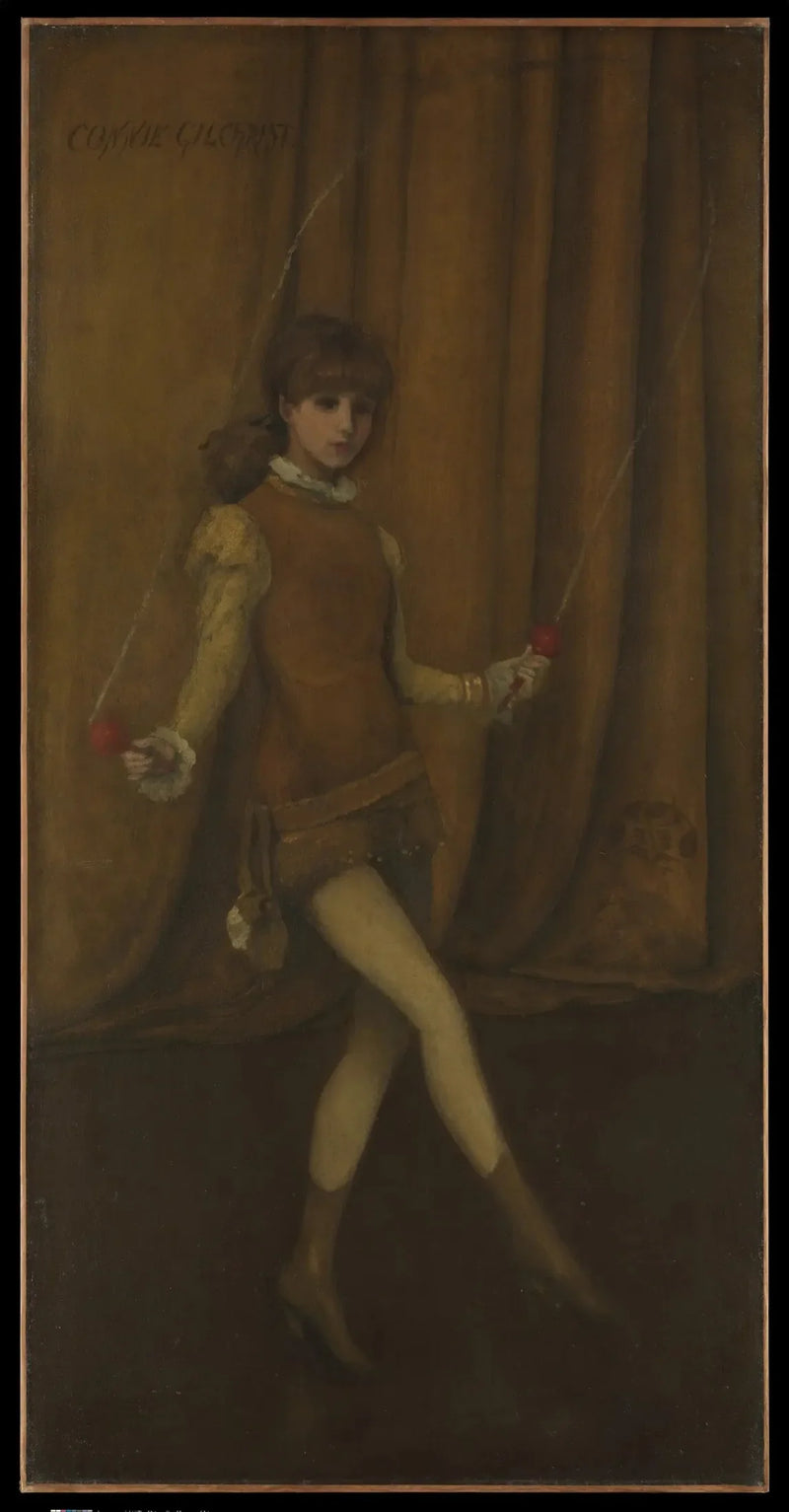 Armonia in giallo e oro: La ragazza d'oro — Connie Gilchrist - James Abbott McNeill Whistler
