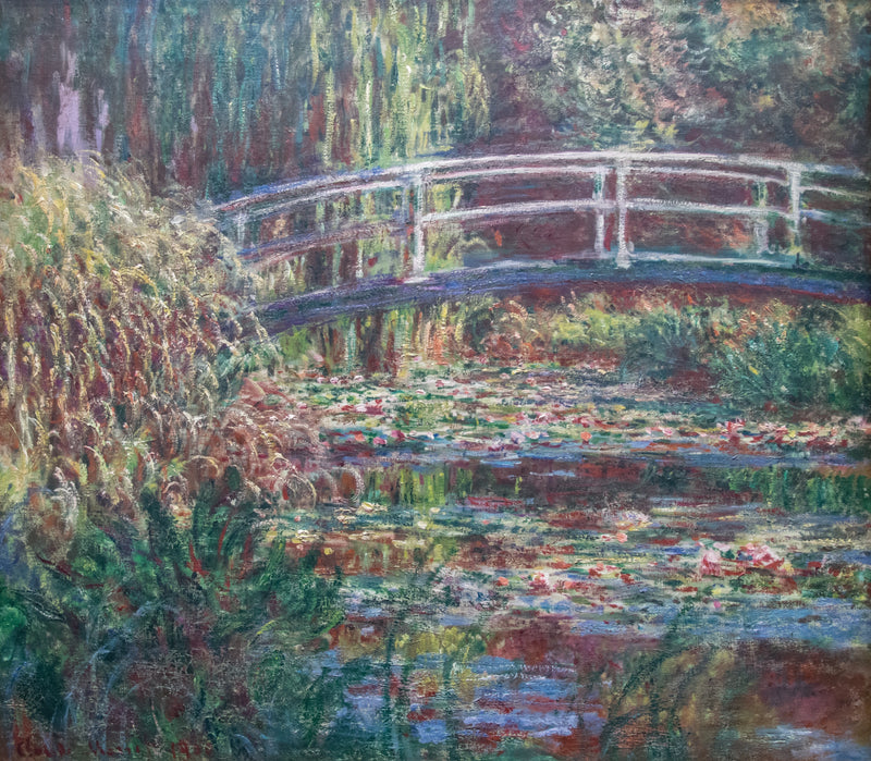Il Bacino delle Ninfee, armonia rosa W1629 - Claude Monet