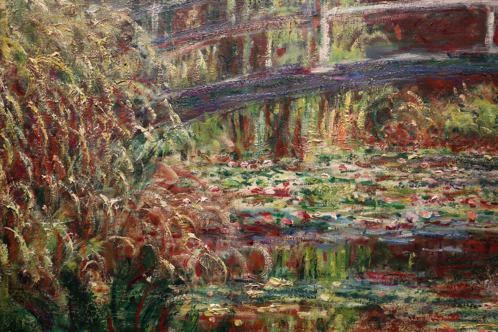 Le Bassin aux nymphéas, harmonie rose W1629 photographié au Musée d’Orsay