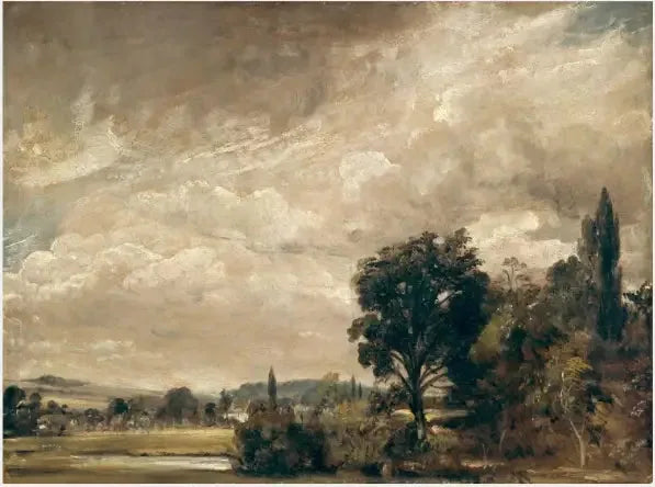 Harnham Ridge da casa dell'arcidiacono Fisher, Salisbury - John Constable