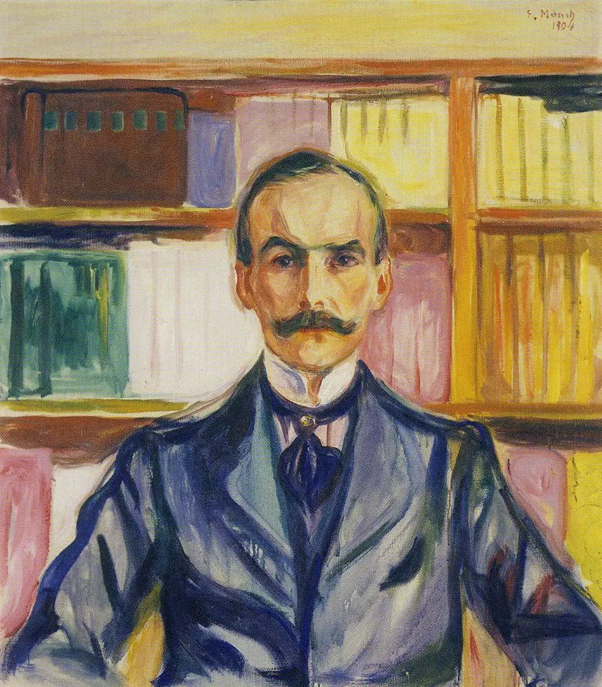 Reproduction du tableau « Harry Graf Kessler - Edvard Munch » par Alpha Reproduction en peinture à l’huile