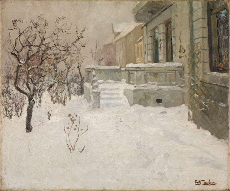 Io e Havetrapp - Frits Thaulow