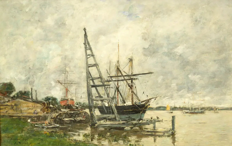 Havre di Lormont - Eugène Boudin