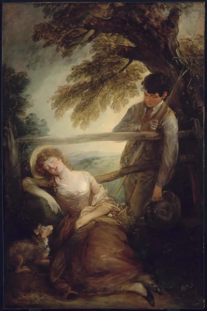 Haymaker e la ragazza addormentata - Thomas Gainsborough