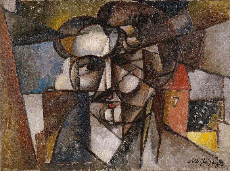 Testa in un paesaggio - Albert Gleizes