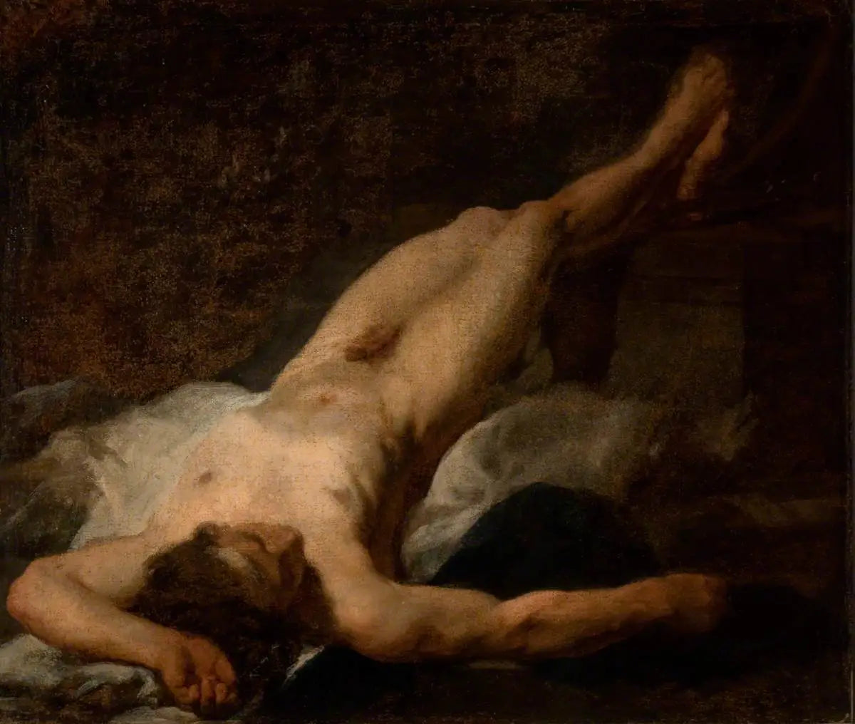 Hector traîné à travers Troie - Pierre Subleyras image 1 reproduction réalisée par Alpha Reproduction