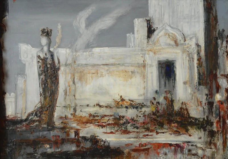 Hélène alla porta Scée - Gustave Moreau