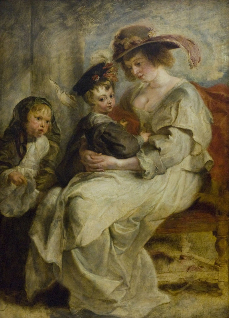 Hélène Fourment e due dei suoi figli - Peter Paul Rubens