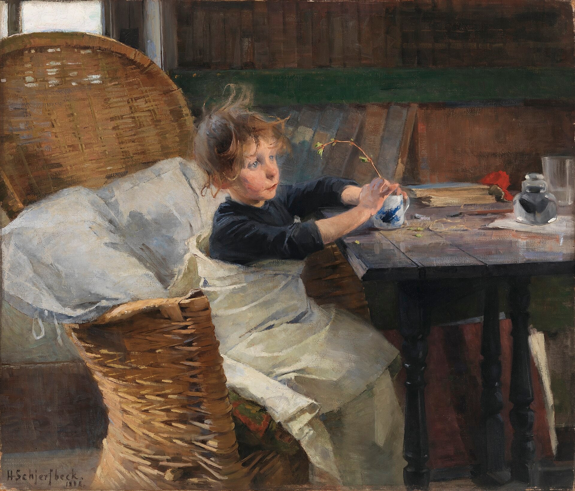 L’Enfant convalescent - Helene Schjerfbeck