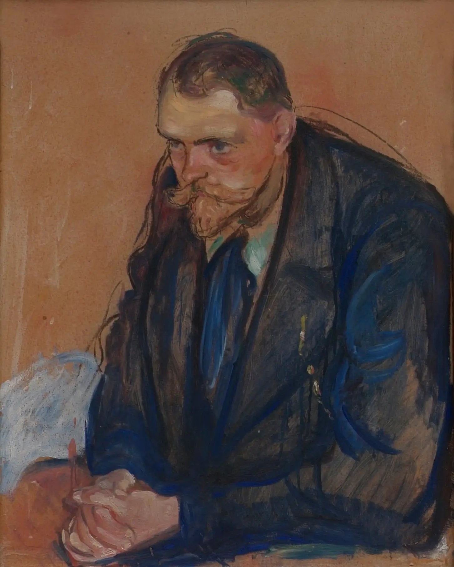 Reproduction du tableau « Helge Bäckström - Edvard Munch » par Alpha Reproduction en peinture à l’huile