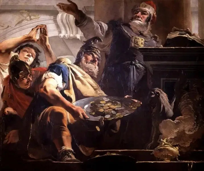 Eliodoro saccheggia il tempio - Giovanni Battista Tiepolo