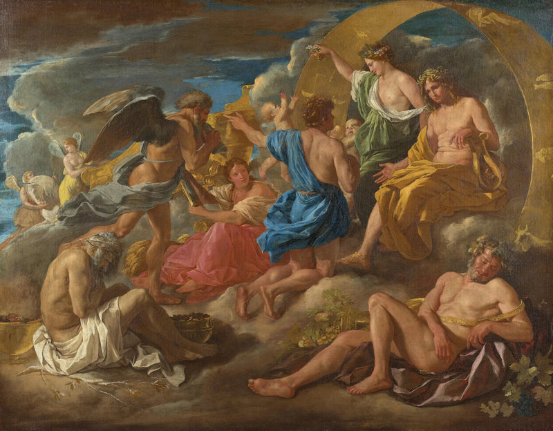 Helios e Phaeton con Saturno e le quattro stagioni - Nicolas Poussin