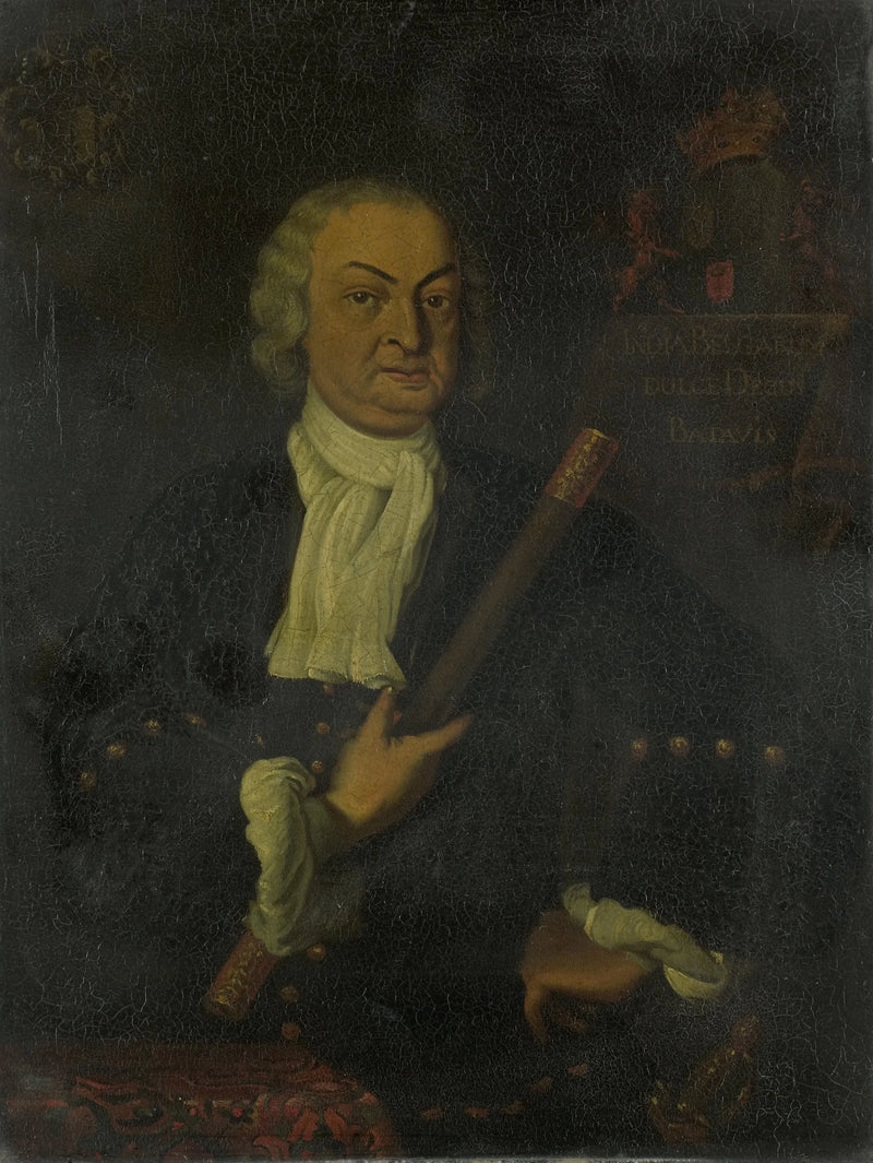 Hendrik Swaardecroon (1667-1728). Gouverneur général (1718-25) - Artiste inconnu du Rijksmuseum