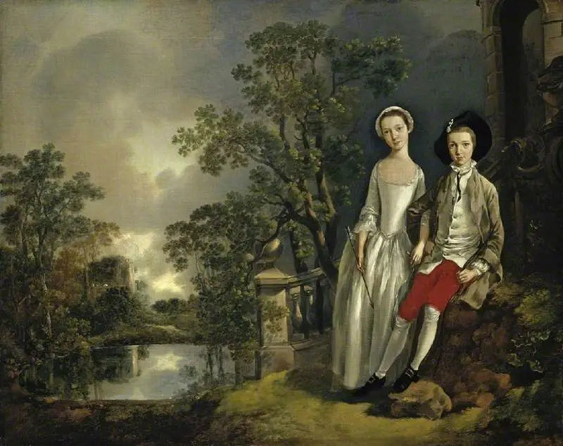 Heneage Lloyd e sua sorella, Lucy - Thomas Gainsborough