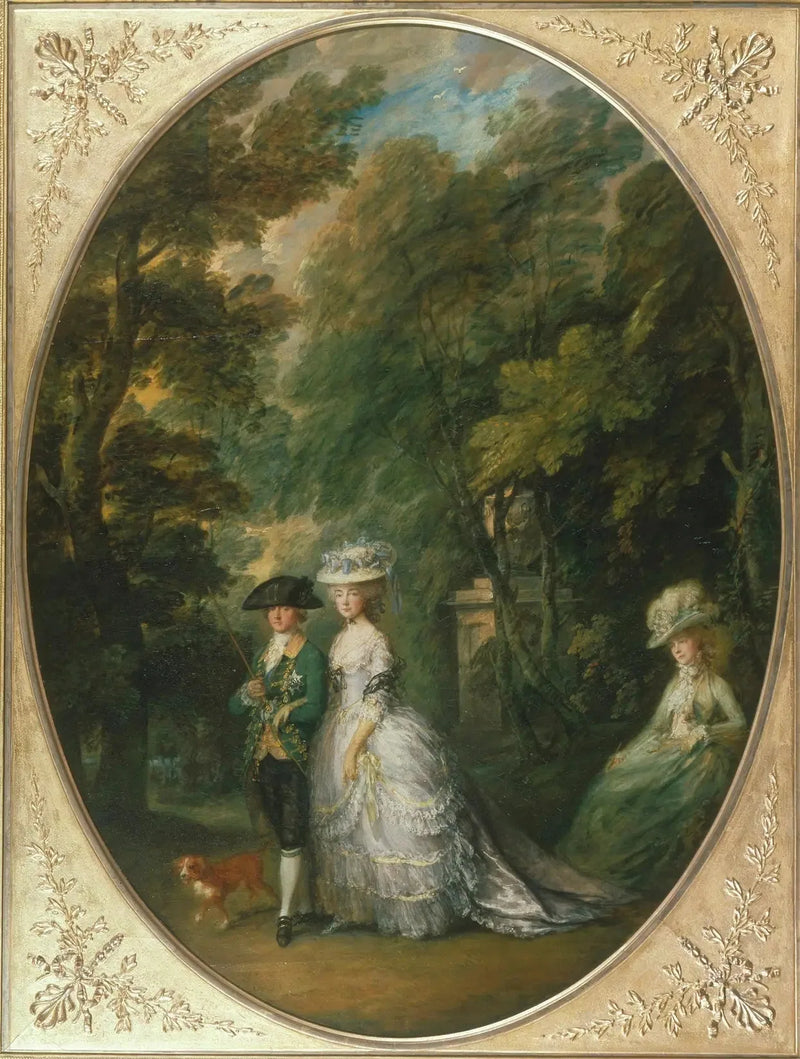 Henri, duca di Cumberland con Anne, duchessa di Cumberland, e Lady Elizabeth Luttrell - Thomas Gainsborough