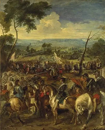 Enrico IV alla battaglia di Arques - Peter Paul Rubens