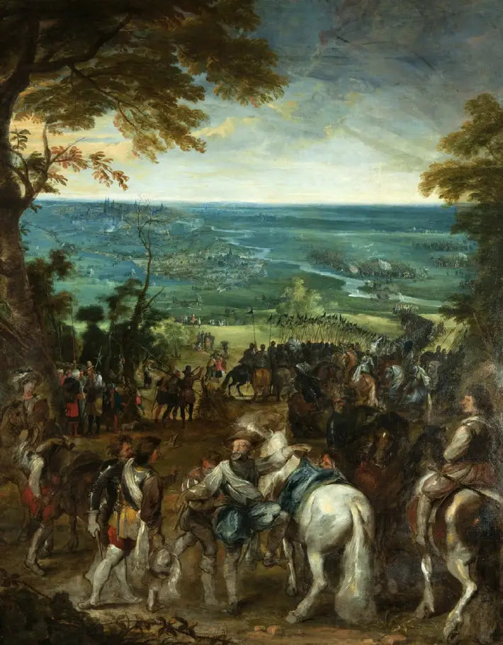 Enrico IV al assedio di Amiens - Peter Paul Rubens