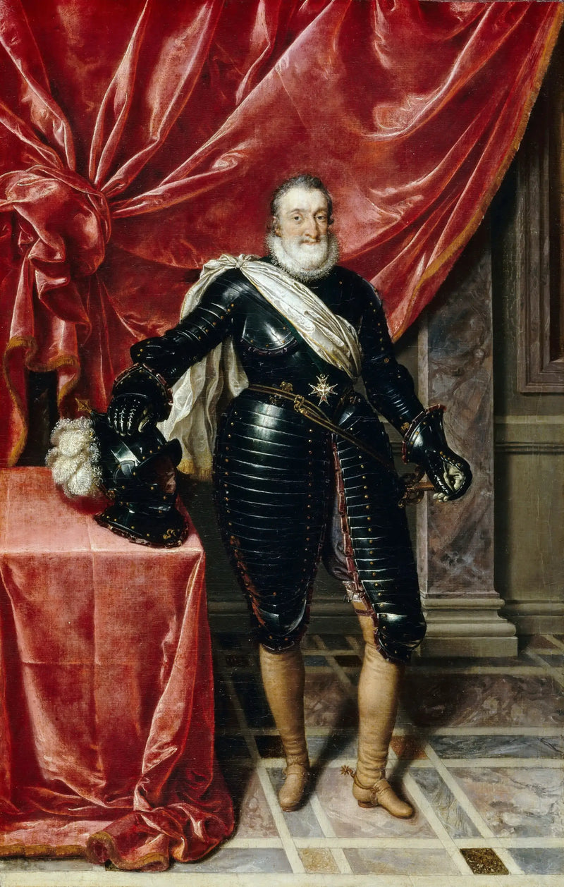 Enrico IV, re di Francia, in armatura - Frans Pourbus il Giovane