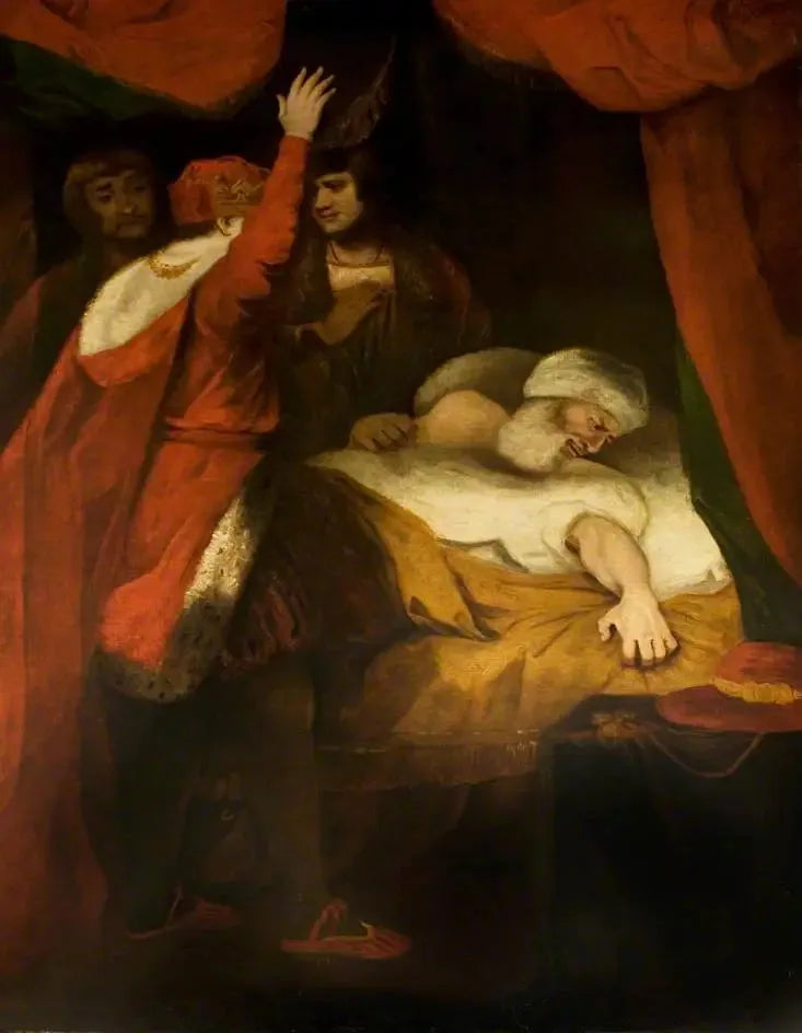 Henri VI, seconda parte, atto III, scena 3, la morte del cardinale Beaufort (della serie Boydell) - Joshua Reynolds