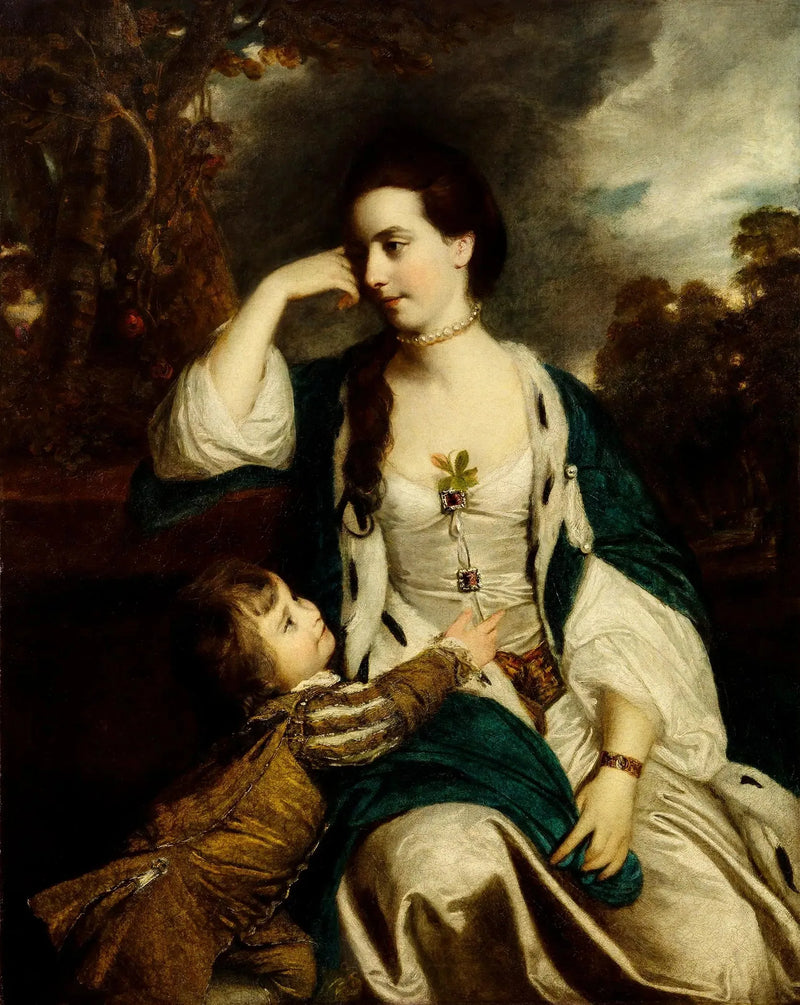 Henrietta Catherine Cholmley e suo figlio - Joshua Reynolds