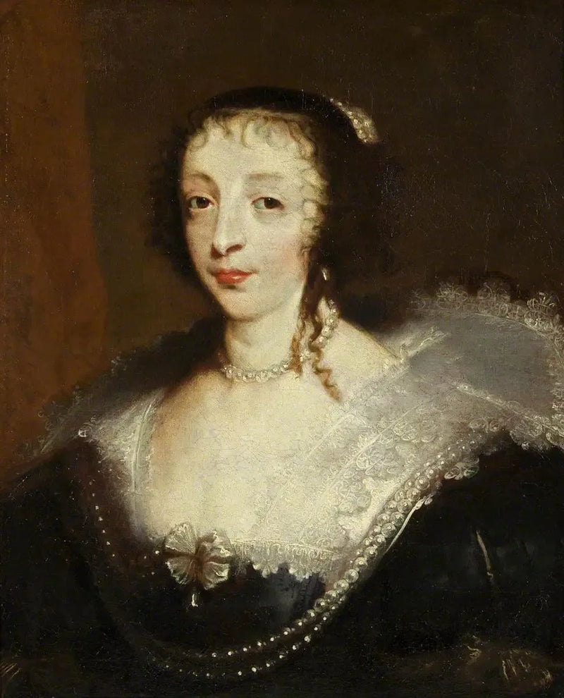 Henriette Marie (1609–1669), regina di Carlo I - Antoine van Dyck