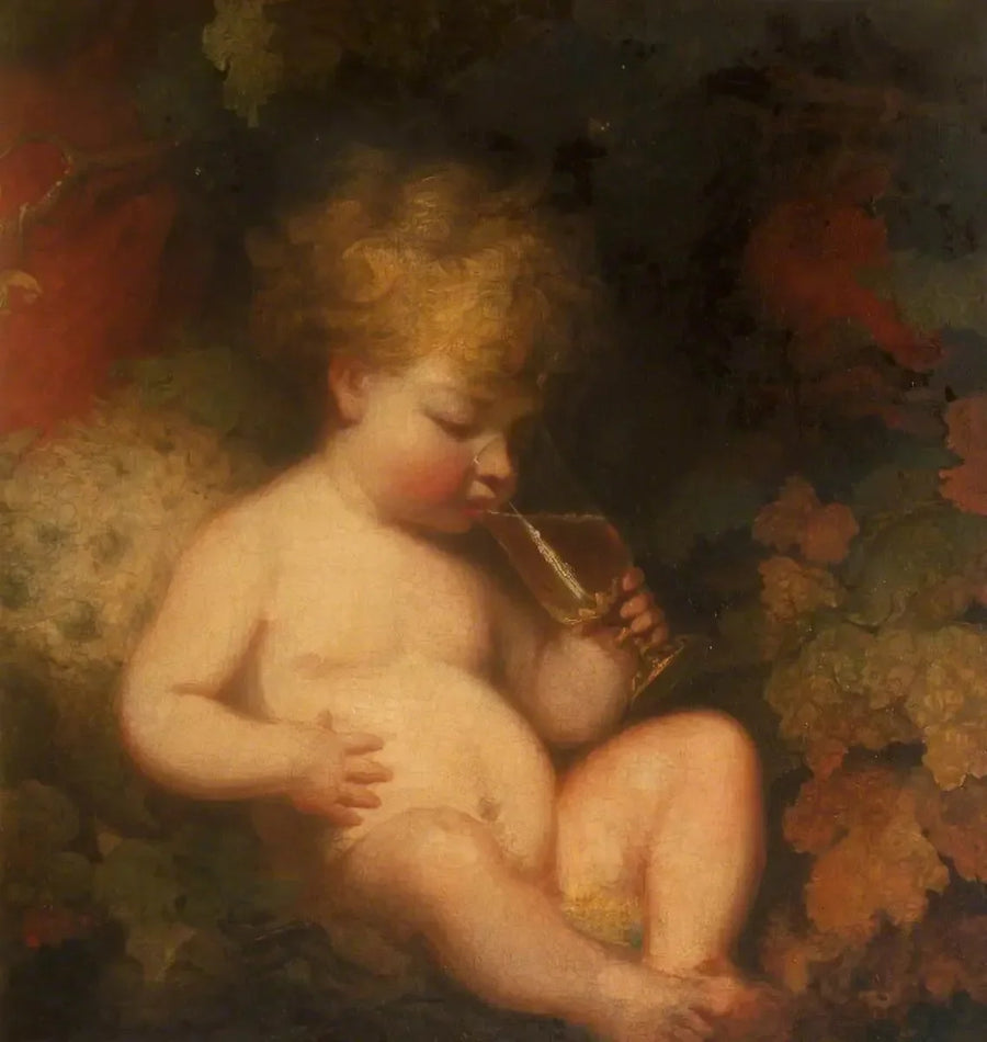 Henry George Herbert, plus tard 2e conte di Carnarvon (1772-1833) nel ruolo del bambino Bacco - Joshua Reynolds