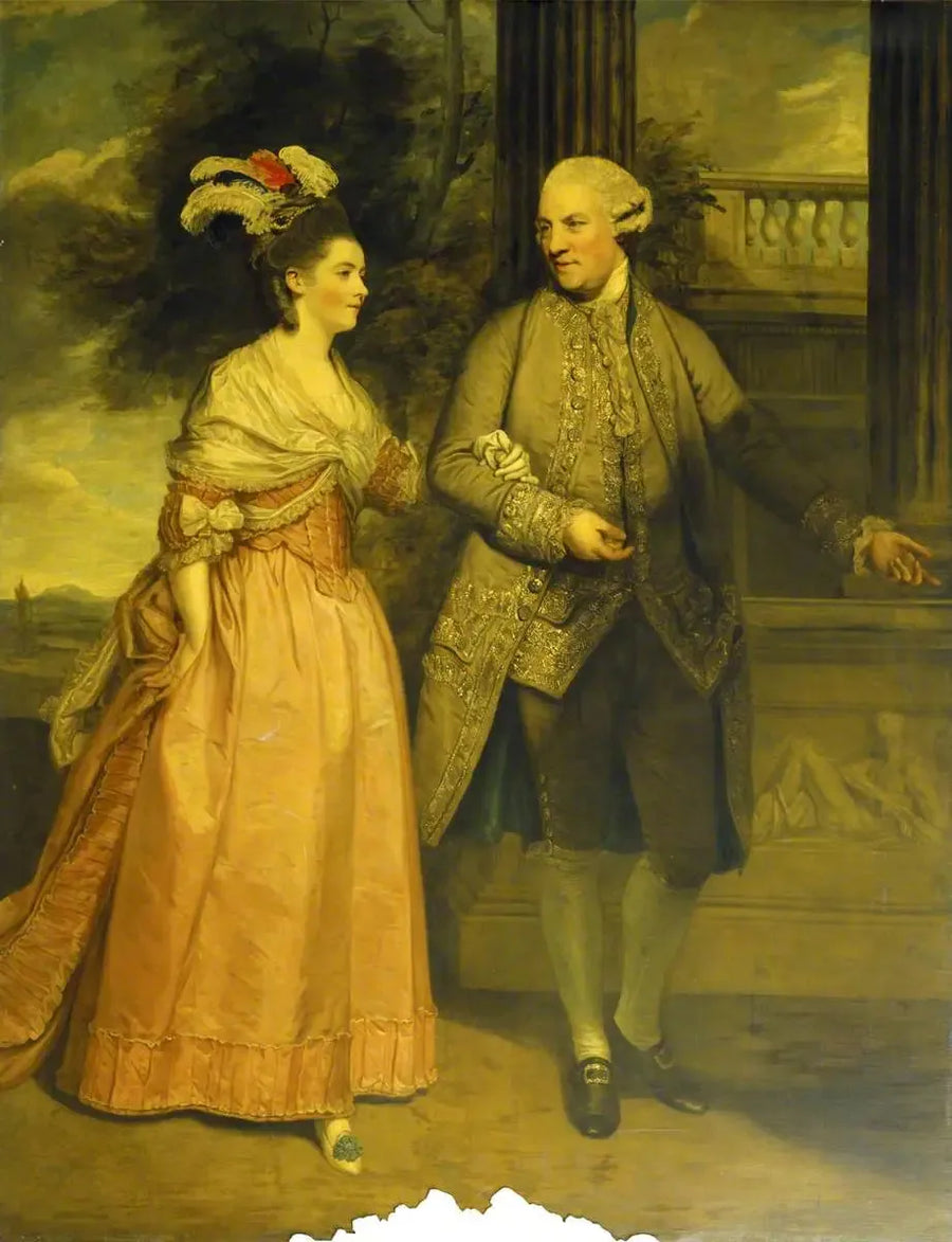 Henry Loftus, 1er conte d'Ely (1709-1783) e sua moglie Frances Monroe, contessa d'Ely (deceduta nel 1821) - Joshua Reynolds