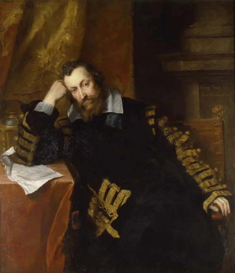 Henry Percy, 9º conte di Northumberland KG (1564-1632), « Il conte stregone » - Antoine van Dyck