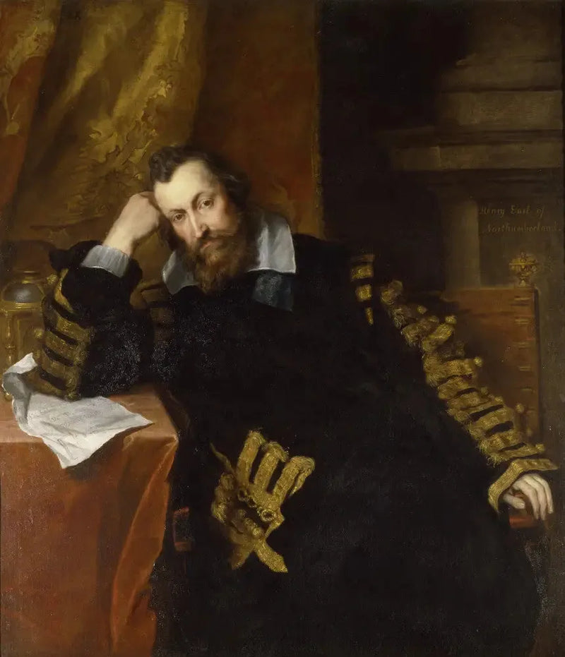 Henry Percy, 9º conte di Northumberland KG (1564-1632), « Il conte stregone » - Antoine van Dyck
